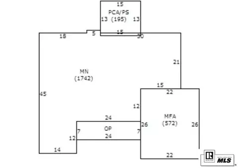 Floorplan - 915 Woods Rd, Ruston, LA 71270 photo 1 of 1