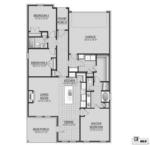 Floorplan - 214 Fairhope Dr, Sterlington, LA 71280 photo 1 of 1