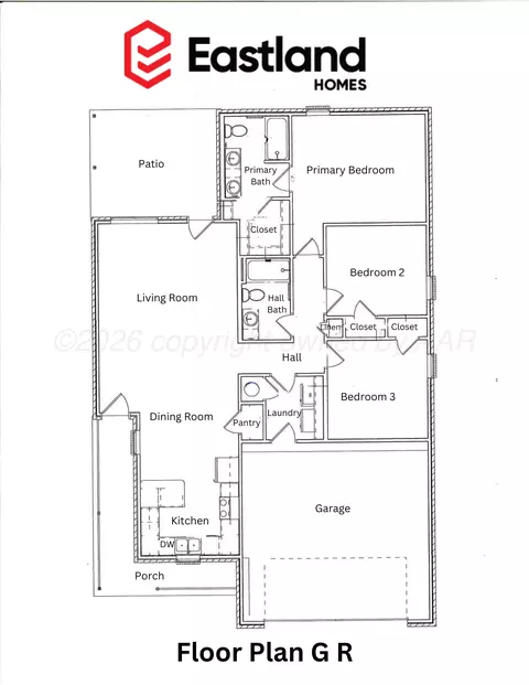 Floorplan - 7601 Beck Drive Amarillo Tx 79119 Dr, Amarillo, TX 79119 photo 2 of 2