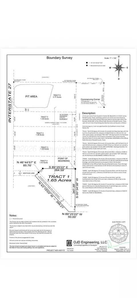 1000 W Heritage T21l Tract 1 Canyon Tx 79015, Canyon, TX 79015
