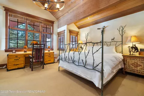 Bedroom - 63556335 N Red Tail Rd, Jackson, WY 83001 photo 2 of 8