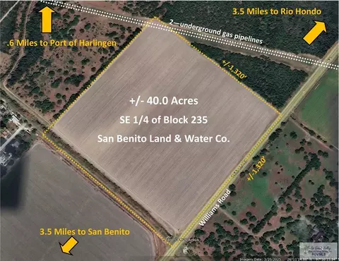 40 Ac Williams Rd, San Benito, TX 78586