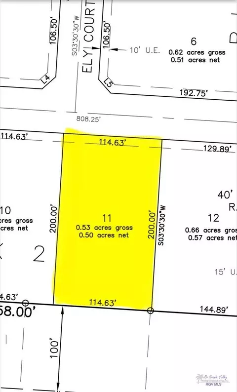 34578 Esmeralda Dr #LOT 11 BLK 2, Brownsville, TX 78526