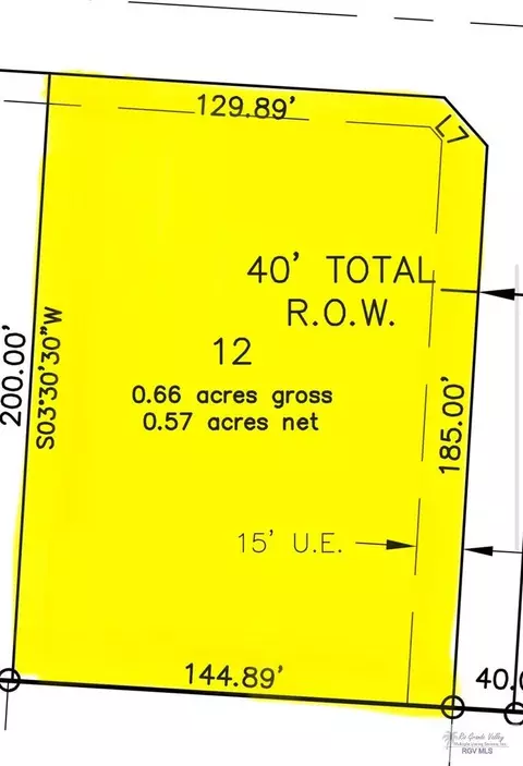34604 Esmeralda Dr #LOT 12 BLK 2, Brownsville, TX 78526