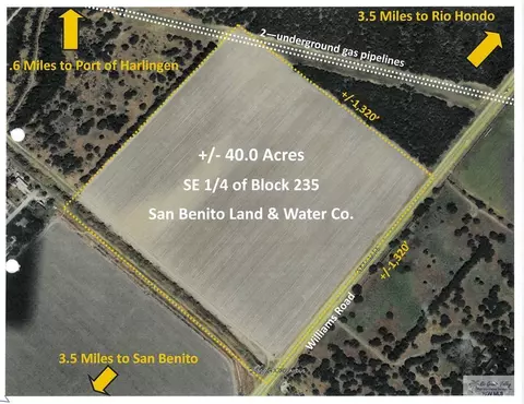 40 Ac Williams Rd, San Benito, TX 78586