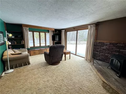 Living - w3508 Gull Creek Road, Springbrook, WI 54875 photo 5 of 5