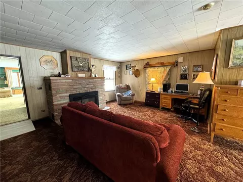 Living - w3508 Gull Creek Road, Springbrook, WI 54875 photo 2 of 5