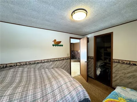Bedroom - w3508 Gull Creek Road, Springbrook, WI 54875 photo 7 of 7