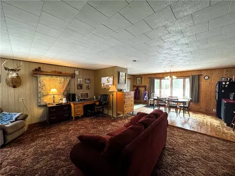 Living - w3508 Gull Creek Road, Springbrook, WI 54875 photo 3 of 5