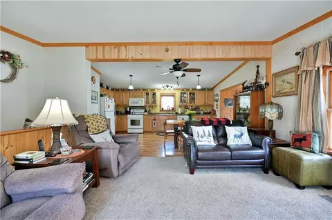 Living - 7981 Pow Rd, Springbrook, WI 54875 photo 3 of 3