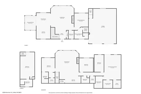 Floorplan - 43354 Harmon Dr, Cable, WI 54821 photo 1 of 1