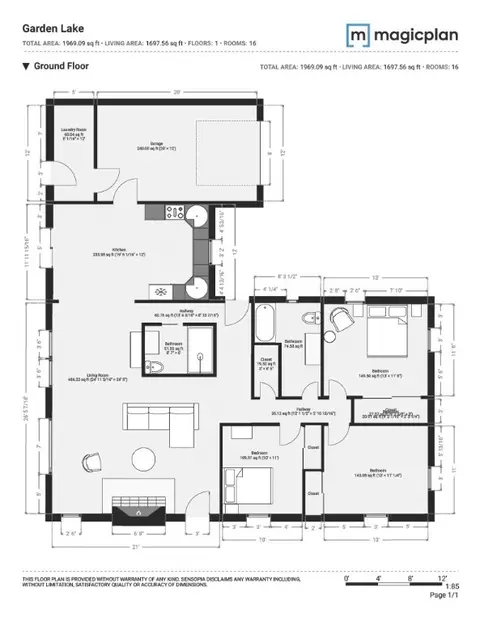 Floorplan - 23855 Garden Lake Rd, Cable, WI 54821 photo 1 of 1