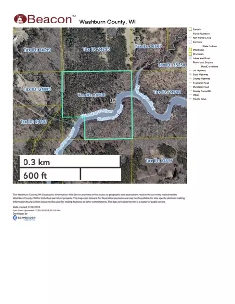 36 Acres Hamilton Rd, Springbrook, WI 54875