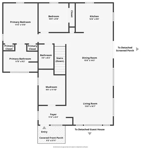 Floorplan - 8056 North Road, Springbrook, WI 54875 photo 1 of 4