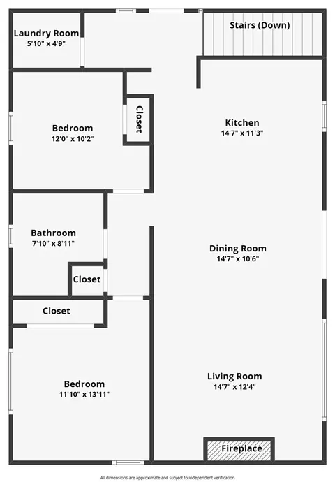 Floorplan - 8056 North Road, Springbrook, WI 54875 photo 3 of 4