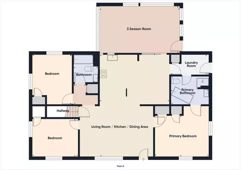 Floorplan - 9748 Bear Trail Lane, Spooner, WI 54801 photo 1 of 2