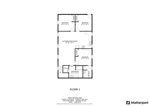 Floorplan - 324 Douglas St #1-2, Chetek, WI 54728 photo 1 of 2