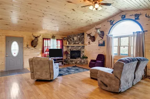 Living - 6105 Fred Tripp Road, Springbrook, WI 54875 photo 2 of 3