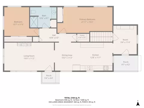 Floorplan - 26312 W 3rd Ave, Eleva, WI 54738 photo 2 of 3