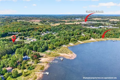 View/Area - 111 Corbits Ln, Shell Lake, WI 54871 photo 2 of 4