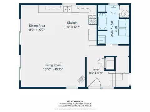 Floorplan - 8037 N Pow Rd, Springbrook, WI 54875 photo 1 of 3