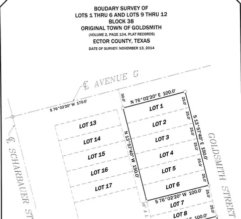 0 N Goldsmith St, Goldsmith, TX 79741