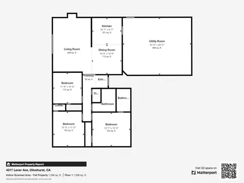 Floorplan - 4317 Lever Ave, Olivehurst, CA 95961 photo 1 of 2