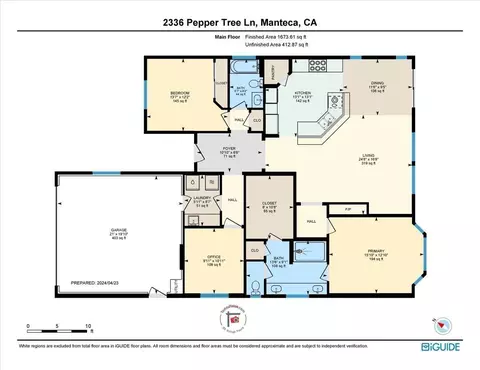 Floorplan - 2336 Pepper Tree Ln, Manteca, CA 95336 photo 1 of 1