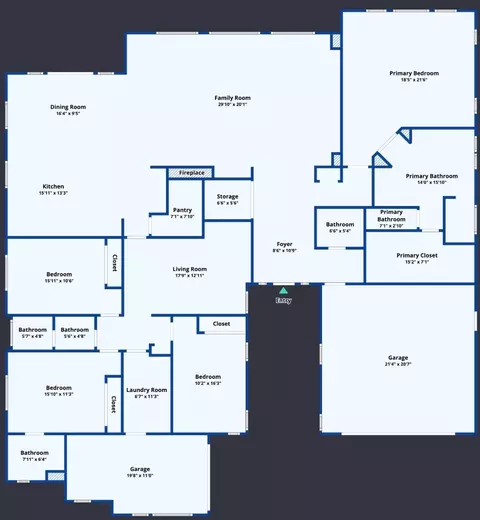 Floorplan - 930 Dusty Stone Loop, Rocklin, CA 95765 photo 1 of 2
