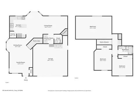 Floorplan - 787 Harold Smith Dr, Tracy, CA 95304 photo 1 of 1