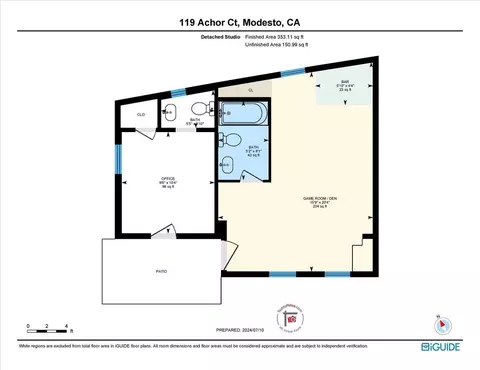 Floorplan - 119 Achor Ct, Modesto, CA 95354 photo 2 of 2