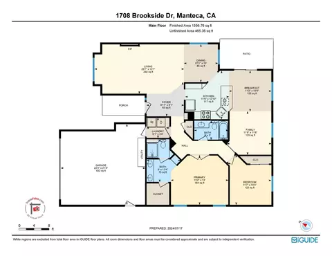 Floorplan - 1708 Brookside Dr, Manteca, CA 95336 photo 1 of 1