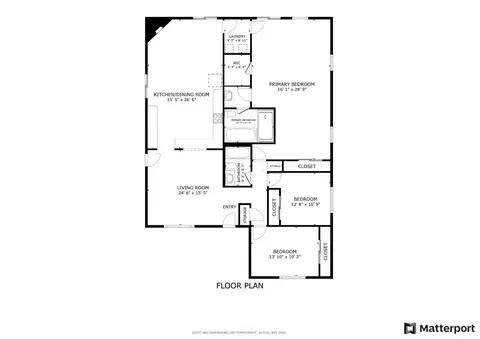 Floorplan - 5343 Ridgefield Ave, Carmichael, CA 95608 photo 1 of 1