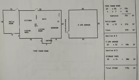 Floorplan - 1500 Tango Rd, Placerville, CA 95667 photo 1 of 1