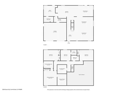 Floorplan - 2526 Gunn Rd, Carmichael, CA 95608 photo 1 of 1