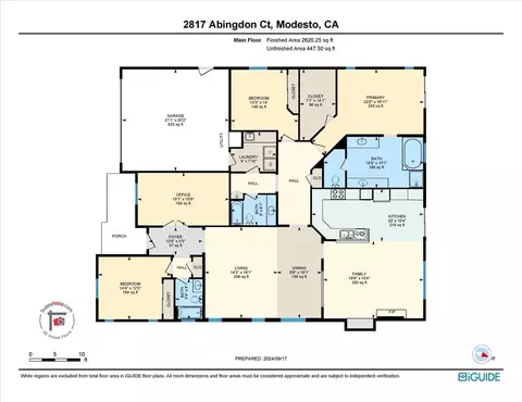 Floorplan - 2817 Abingdon Ct, Modesto, CA 95355 photo 1 of 1