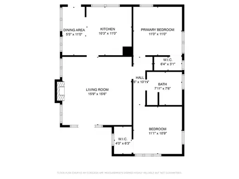 Floorplan - 201 Melrose St, Modesto, CA 95354 photo 2 of 2