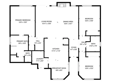 Floorplan - 809 Griffith Way, Wheatland, CA 95692 photo 1 of 2