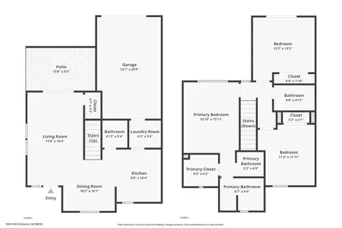 Floorplan - 1024 5th St, Davis, CA 95616 photo 1 of 1