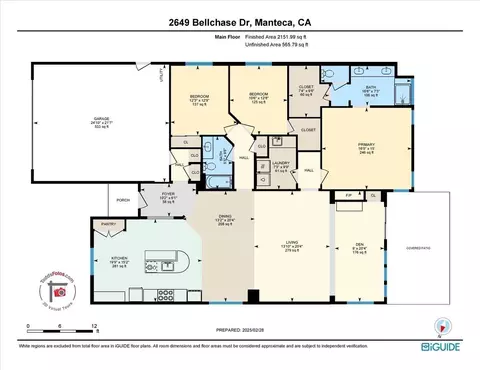 Floorplan - 2649 Bellchase Dr, Manteca, CA 95336 photo 1 of 1