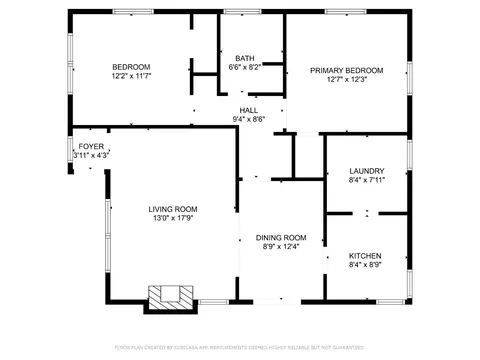 Floorplan - 216 Rowland Ave, Modesto, CA 95354 photo 1 of 3