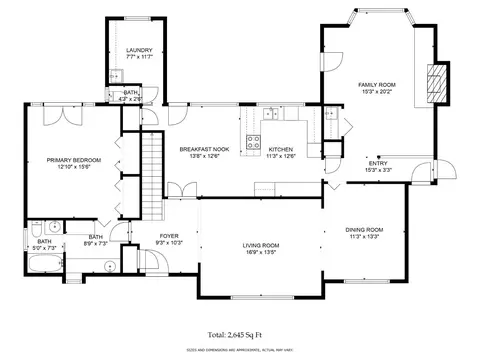 Floorplan - 3616 Appleton Ct, Stockton, CA 95219 photo 2 of 3