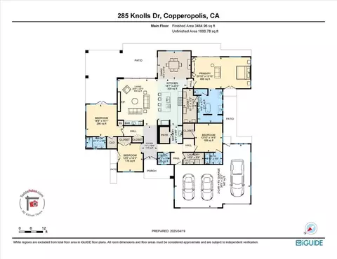 Floorplan - 285 Knolls Dr, Copperopolis, CA 95228 photo 1 of 1