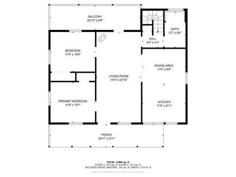 Floorplan - 143 Badger St, Sutter Creek, CA 95685 photo 2 of 3