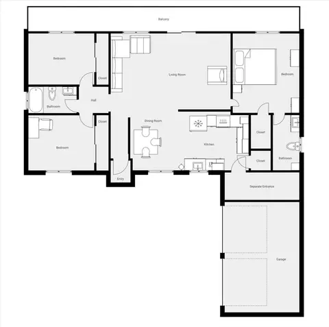 Floorplan - 15745 Brewer Rd, Grass Valley, CA 95949 photo 1 of 1