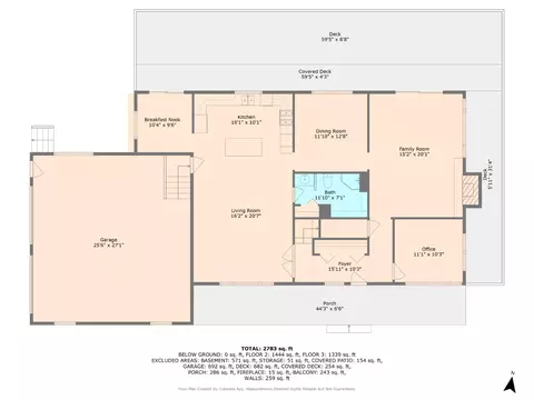 Floorplan - 24835 Shake Ridge Rd, Volcano, CA 95689 photo 1 of 2