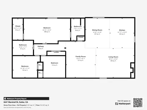 Floorplan - 8447 Marshall St, Sutter, CA 95982 photo 3 of 3