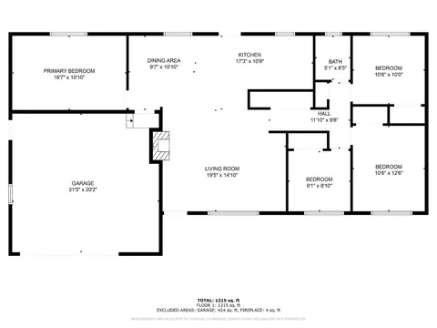 Floorplan - 3801 Horton Ln, Carmichael, CA 95608 photo 1 of 1