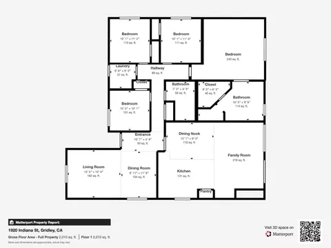 Floorplan - 1920 Indiana St, Gridley, CA 95948 photo 1 of 5