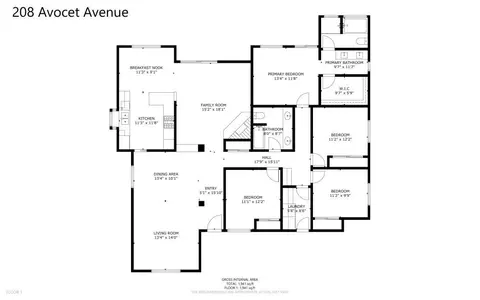 Floorplan - 208 Avocet Ave, Davis, CA 95616 photo 1 of 1